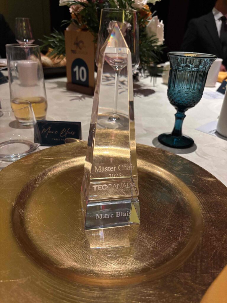 Marc Blais Master Chair 2025 award